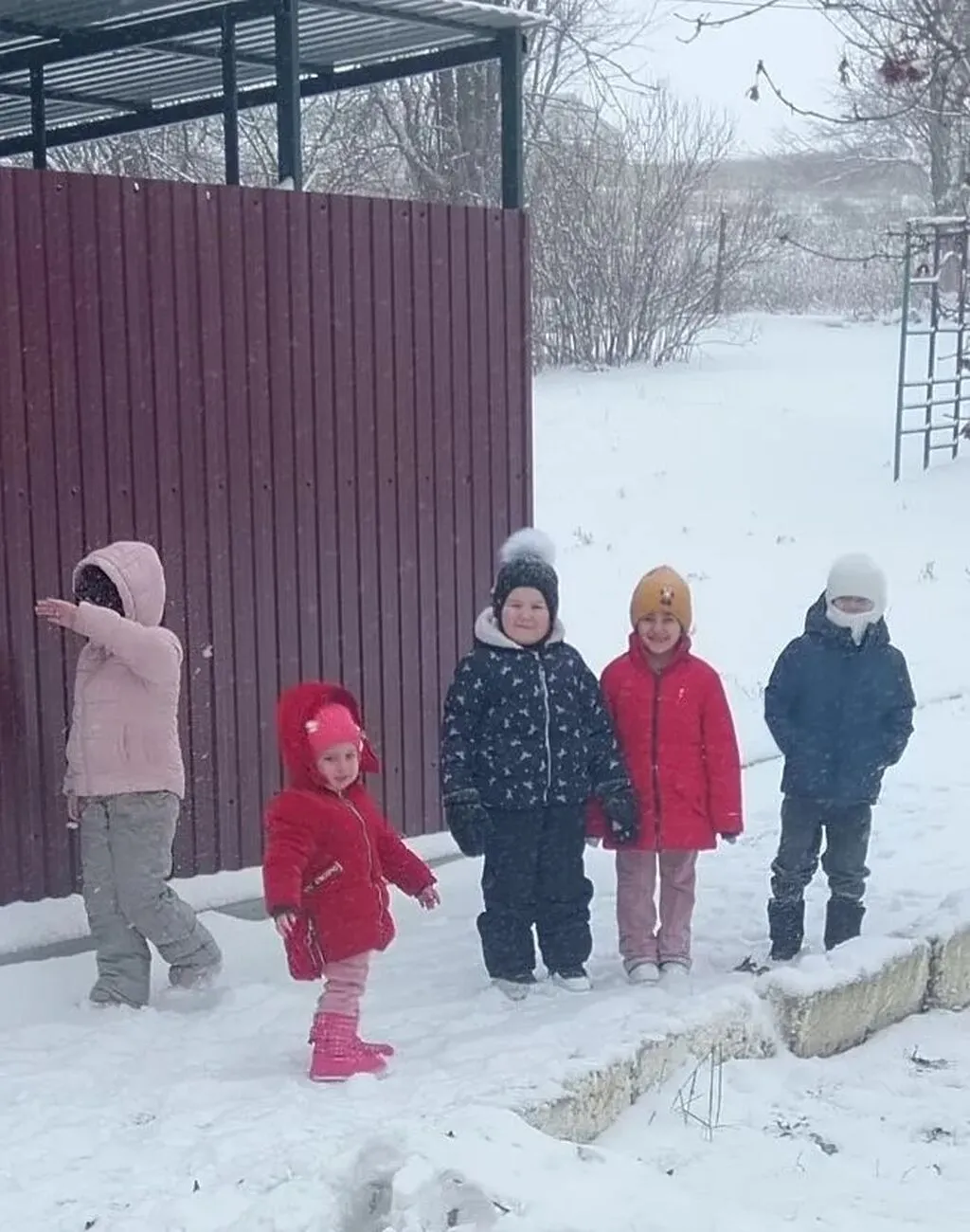 у нас зима